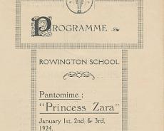 20130811_0005 Programme for Rowington School production of pantomime 