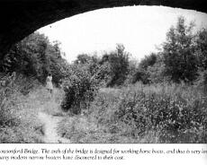 Bridge Lowsonford bridge before canal restoration