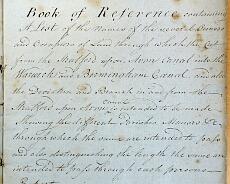 DSC00860 First page of the Book of Reference that accompanied the 1799 change of line