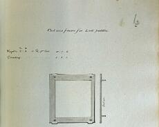 DSC00969 Cast iron frame for lock paddles