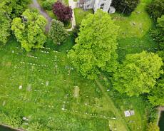 FF649F1A9AF1EF649AF7E4A25C8AC64E Aerial view of the western end of Hatton Churchyard