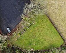 DJI_0313 Aerial view of Packwood Churchyard