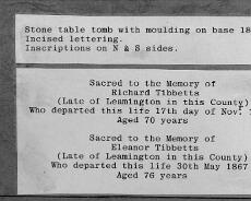 Grave 32 Grave 32: Tibbetts