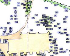 Map - v5 2025 Centre Plan of Churchyard - centre portion