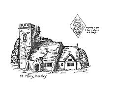 RPR05_0073 Original Artwork by John Williams used for many years on the cover of the Ferncumbe Parish Magazine