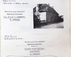 DSC01826 1967 Sale Details for land opposite the Fleur de Lys in Lowsonford (No.5 in the property book)