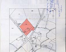 DSC01830 Plan from 1967 Sale details for land at Pinley Crossroads (No.6 in Property book)
