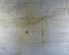 DSC02647 1887 plan showing the 'new' graveyard to the North side of the church