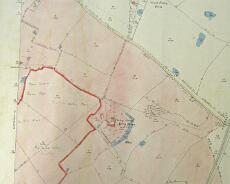 IMG_2175 Estate Maps from the Claverdon Leys and Pinley estates of EG Wheler-Galton in early 1900s. The maps have some interesting annotations