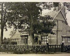 P1020358 Old postcard of Pinley Boys Home at Pinley Crossroads