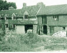 img20211208_0099 The stable and manger and above it the door to the hay loft