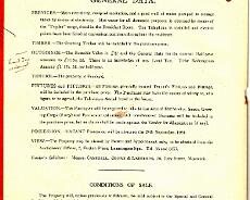 Highfield Farm 1954c Sales particulars for Highfield Farm from when it was sold in 1954