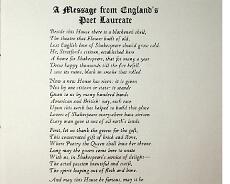 image00007 Poem by then Poet Laureate John Masefield from Souvenir Programme from opening of rebuilt Memorial Theatre on 23rd April 1932