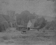 20131113-3 A very old photograph wrongly attributed as Haseley Church, but where is it?