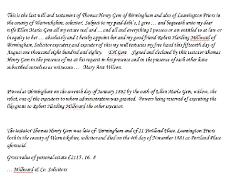 Thomas Henry Gem will Facsimile of the will of Thomas Henry Gem