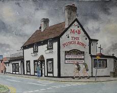DSC02227 The Punch Bowl May 1988. Original painting by Arthur Lockwood