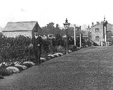 Rw1040-22 Original Henley-in-Arden station at the end of the Rowington branch line