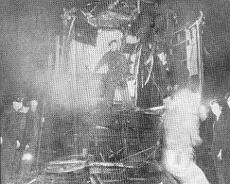 Lapworth rail crash picture Rail crash at Lapworth Station December 1948
