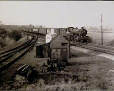 P1040-2 Southbound freight train passing Rowington Junction March 3 1961 © Richard King