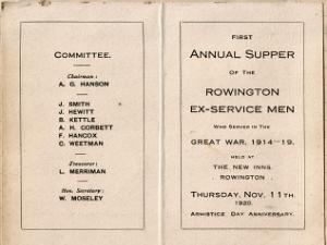 Ex-Servicemens Supper