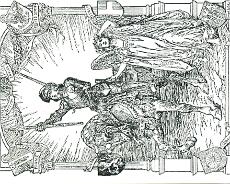 140718_0005 Cartoon from Punch printed on the front of Rowington Peace Celebration invitation - July 1919