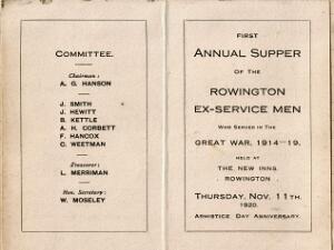 Ex-Servicemens Supper